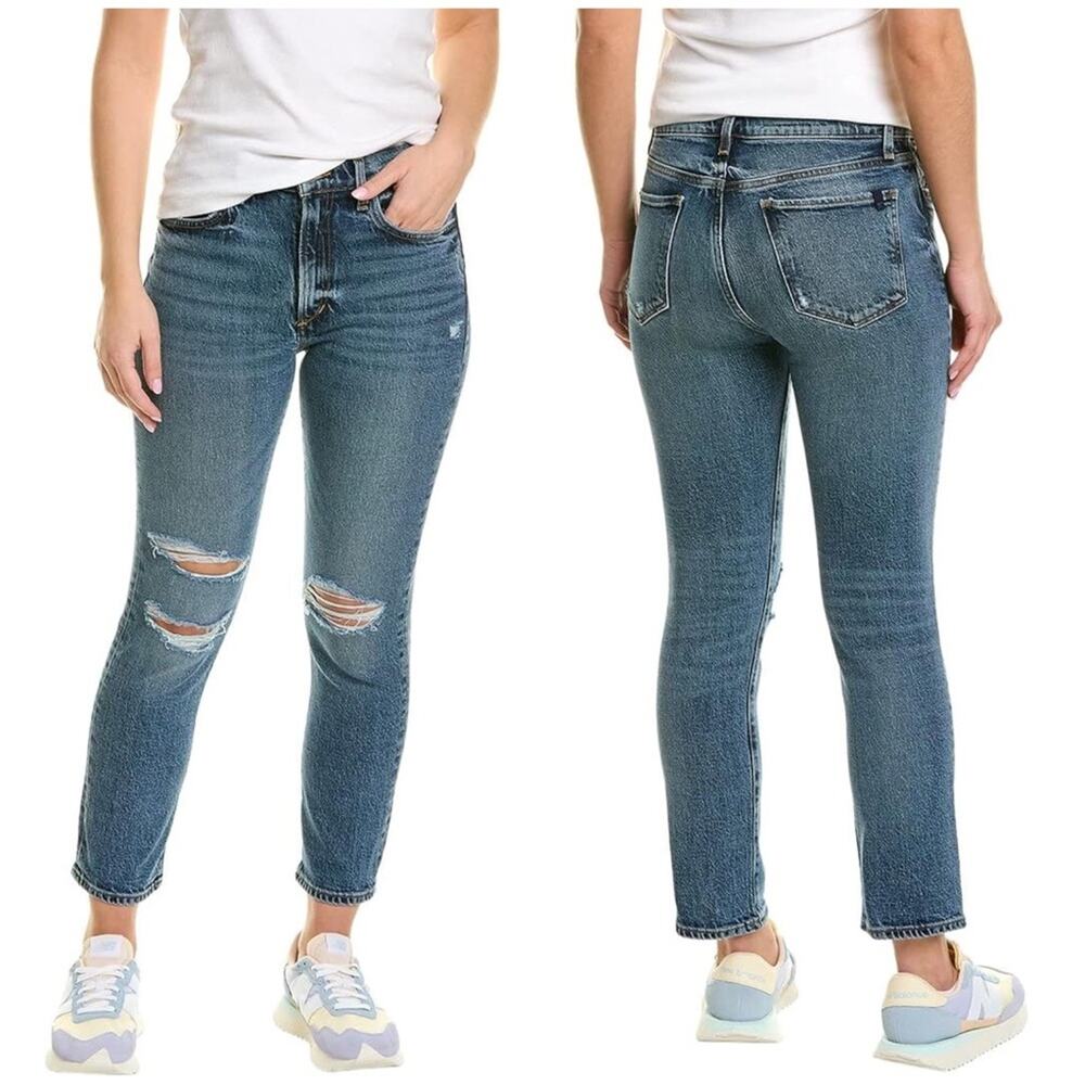 JOE’S Jeans The Luna High Rise Cigarette Crop Jeans in Focus Wash